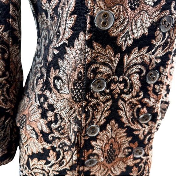 Hazel Black and Gold Brocade Jacket - Picture 6 of 11